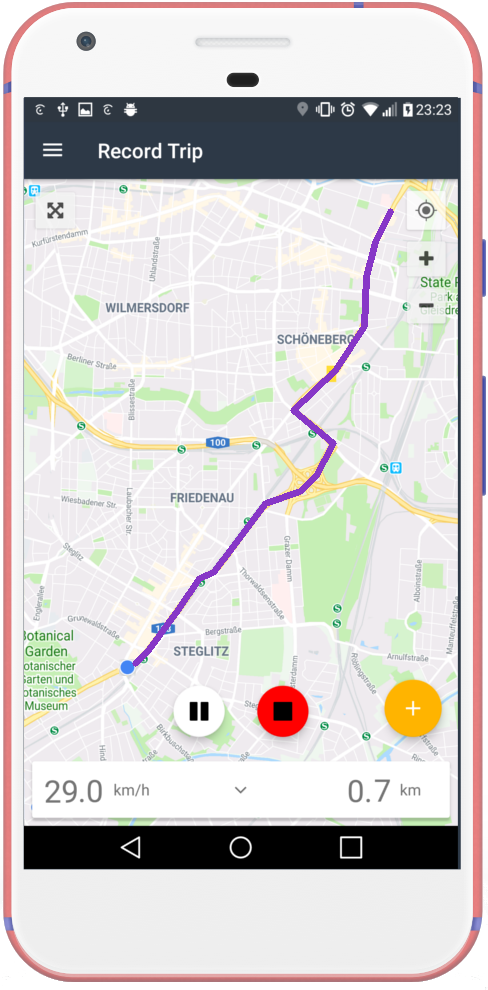 mobile with map